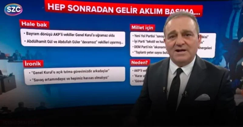 AKP li vekillerin sessiz isyanı! Milletvekillerinin telefonlarına gönderilen mesajlar Sözcü Gazetesi