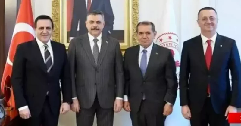 Dursun Özbek ten İçişleri Bakanı Mustafa Çiftçi ye ziyaret