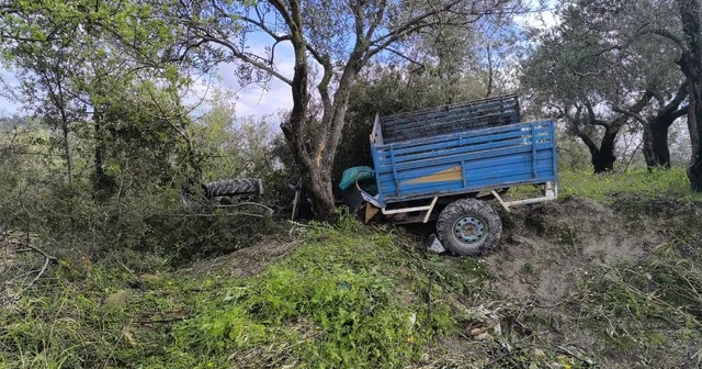 Zeytin bahçesine uçan patpatın sürücüsü öldü Hatay Haberleri