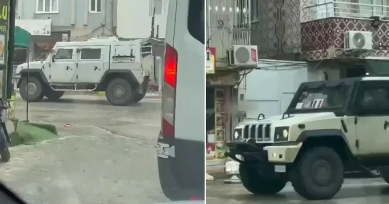 Mardin de dikkat çeken hareketlilik! NATO konvoyu böyle görüntülendi