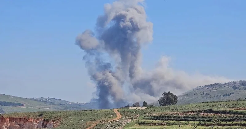 İşgalci İsrail in Lübnan da bir pazar yeri ve evi hedef alması sonucu 8 kişi öldü