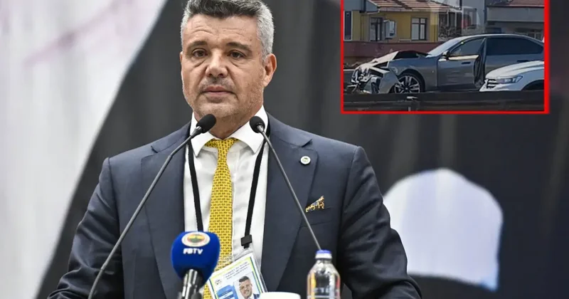 Trafik kazası geçiren Saran dan büyük fedakarlık