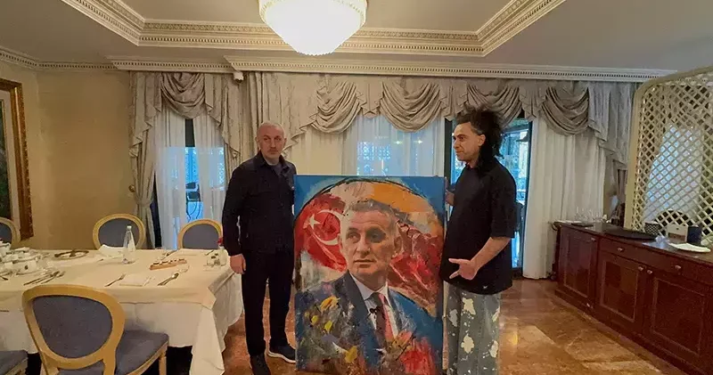 TFF Başkanı Hacıosmanoğlu’na özel resim