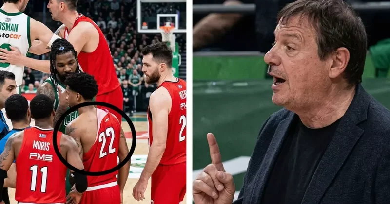 Yunan derbisinde kaos: Küfürler havada uçuştu, Ergin Ataman çıldırdı