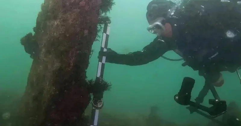 Suyun altında 60 bin tonluk yapı keşfedildi Sözcü Gazetesi