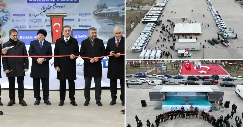 Erzurum’da Başkan Sekmen in gönül belediyeciliği filoya yansıdı: 678 milyonluk yatırımla 170 araç göreve başladı Erzurum Haberleri