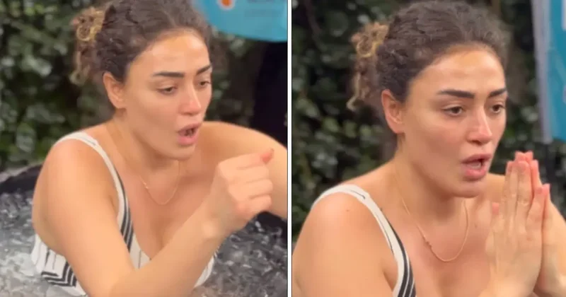 Dilan Çıtak Tatlıses buzlu suda meydan okudu