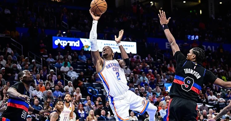Thunder, sahasında Pistons ı uzatmada yendi