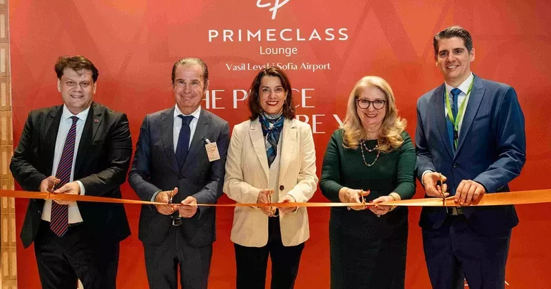 TAV İşletme Hizmetleri, Sofya Havalimanı’nda yenilenen Primeclass konseptini tanıttı