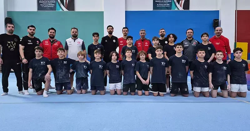 Milli sporcular Budapeşte Cimnastik Cup yarışması hazırlıklarını Malatya da sürdürüyor