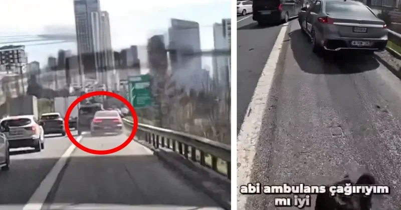 Facia ucuz atlatılmış! Sadettin Saran’ın yaptığı kazanın görüntüleri ortaya çıktı