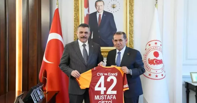 Galatasaray yönetiminden İçişleri Bakanı Çiftçi’ye ziyaret