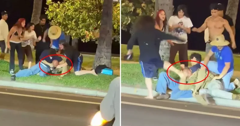 Trump ın polisini bayıltana kadar dövdüler