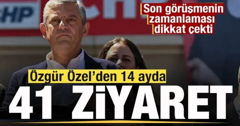 Özgür Özel, İmamoğlu’nu 14 ayda 41 kez ziyaret etti