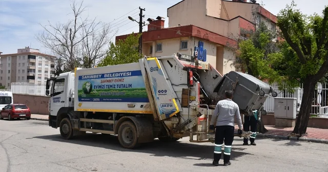 Şahinbey temizlik ekipleri bayram boyunca görevdeydi Gaziantep Haberleri