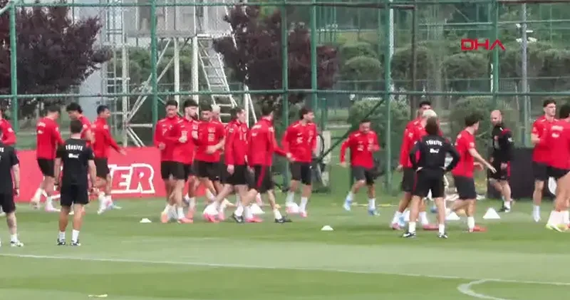 A Milli Takım, Kuzey Makedonya maçının hazırlıklarını tamamladı
