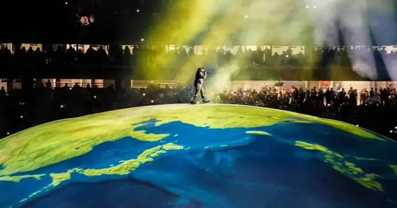 Dünyaca ünlü rapçi Kanye West, ilk kez İstanbul da konser verdi