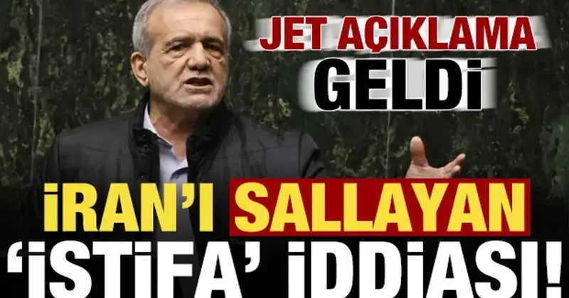 Son dakika haberi: İran ı sallayan istifa iddiası! İlk açıklama geldi...