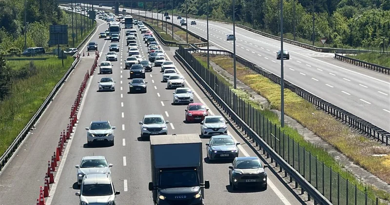 Dönüş Yoğunluğu: Bolu da Trafik Durma Noktasında