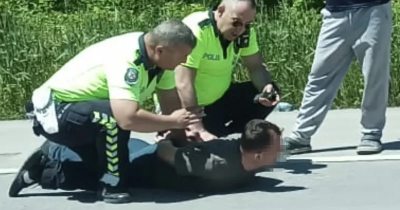 Kaza sonrası kaçan alkollü sürücü böyle yakalandı!