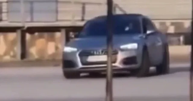 Bursa da tehlikeli drift şovu: O anlar kamerada VİDEO İZLE