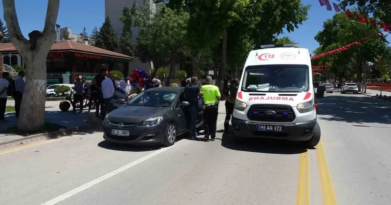 Otomobilin çarptığı yaya ağır yaralandı
