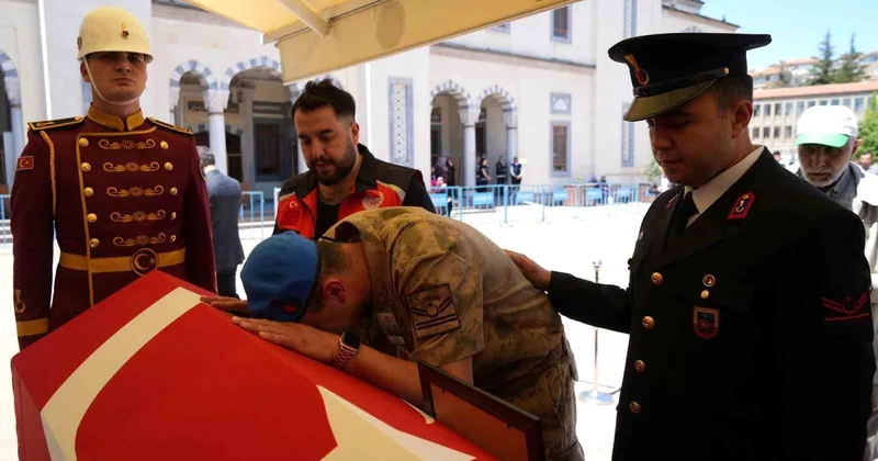Şehit Astsubay Yusuf Ergün e memleketinde veda