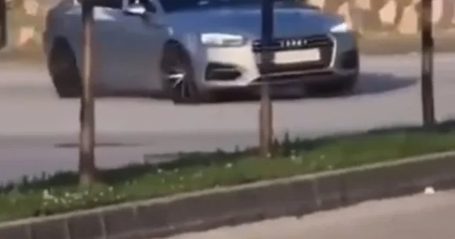 Bursa da otomobiliyle drift atan sürücü kamerada Bursa Haberleri