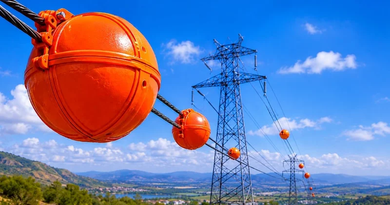 Elektrik hatlarındaki turuncu toplar meğer bu yüzden varmış Sözcü Gazetesi