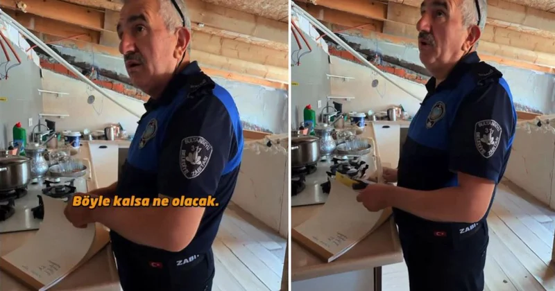 Yüz ifadesi değişti! Baskına giden zabıta ekiplerini şaşırtan sözler