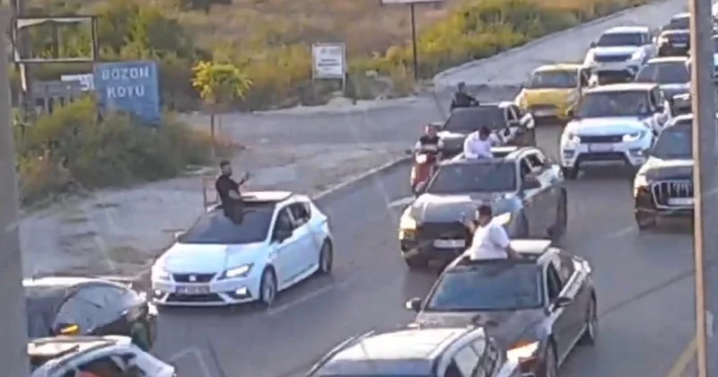 Düğün konvoyunda yol kapatmaya 695 bin lira ceza