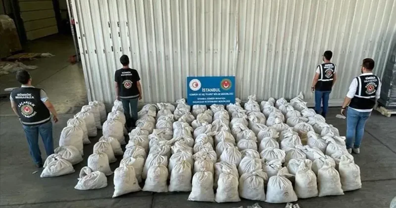 İstanbul da dev uyuşturucu operasyonu! Ambarlı Limanı nda 3 ton Pregabalin ele geçirildi