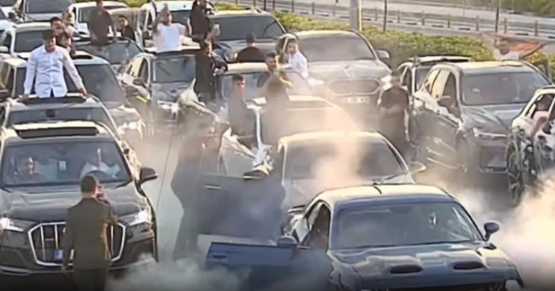 Düğün konvoyu yolu kapattı: Kesilen ceza masrafları aştı! Sözcü Gazetesi