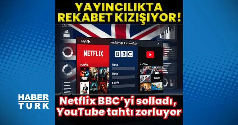 Netflix, İngiltere’de ilk tercihte BBC’yi geride bıraktı, YouTube ise rekabeti kızıştırıyor