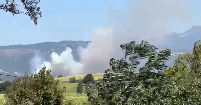 Balıkesir’de yangın müdahalesi devam ediyor