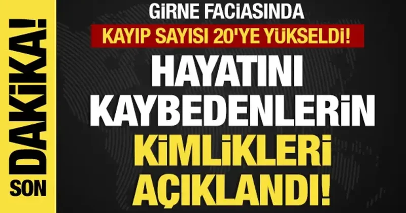Son dakika... Girne faciasında hayatını kaybedenlerin kimlikleri açıklandı!