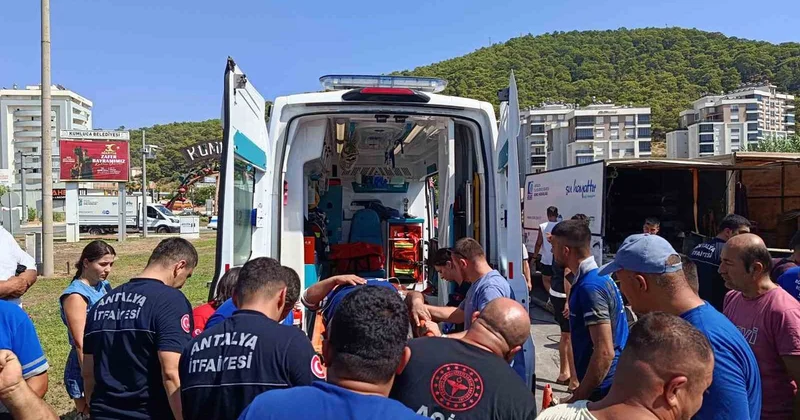 Kumluca da Göçük: İşçi 1.5 Saat Sonra Kurtarıldı