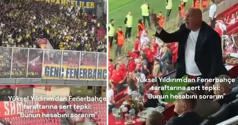Fener taraftarı küfretti, Yüksel Yıldırım çıldırdı! İşte o anlar