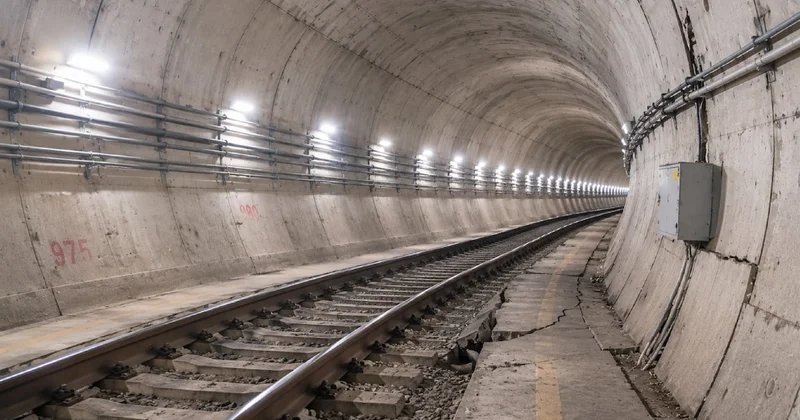 Uydudan tesadüfen fark ettiler: Metro hattının altı çökmeye başlamış Sözcü Gazetesi