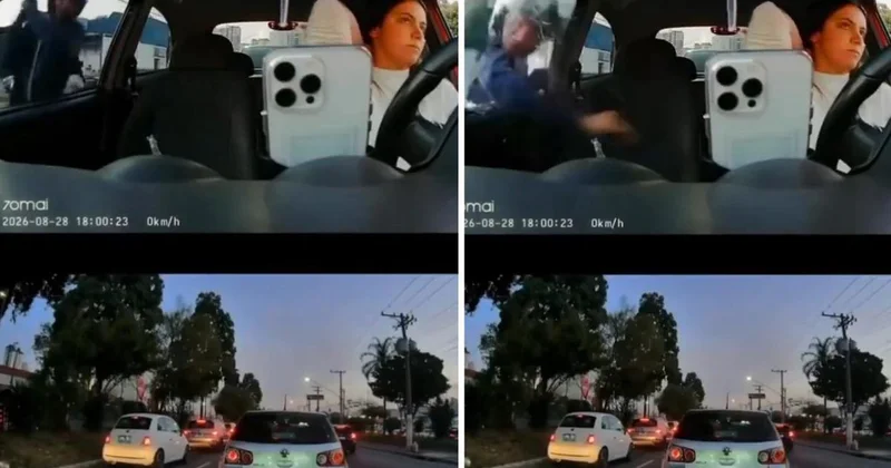 Otomobilin camını kırıp cep telefonunu çaldılar