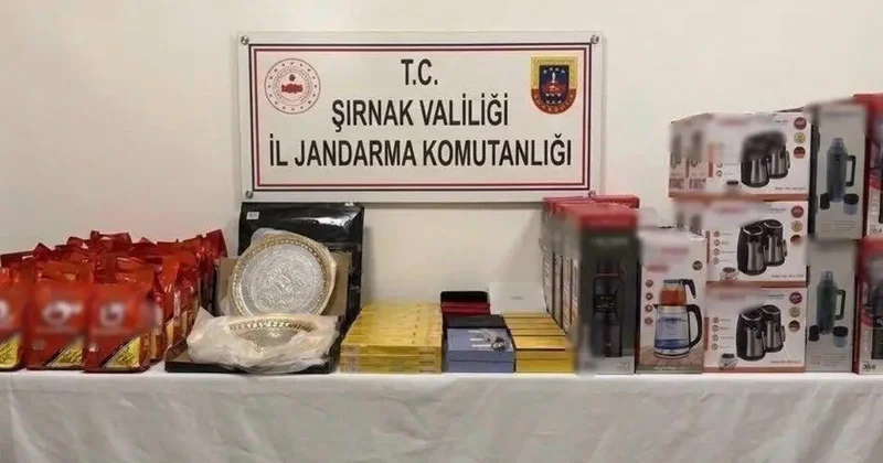 Şırnak’ta jandarmadan kaçakçılık operasyonu