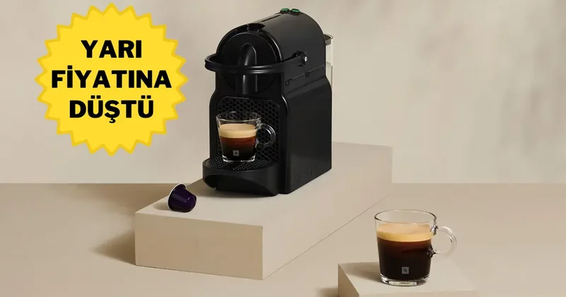 Dışarıdan kahve almaya son: Nespresso Inissia yarı fiyatına düştü