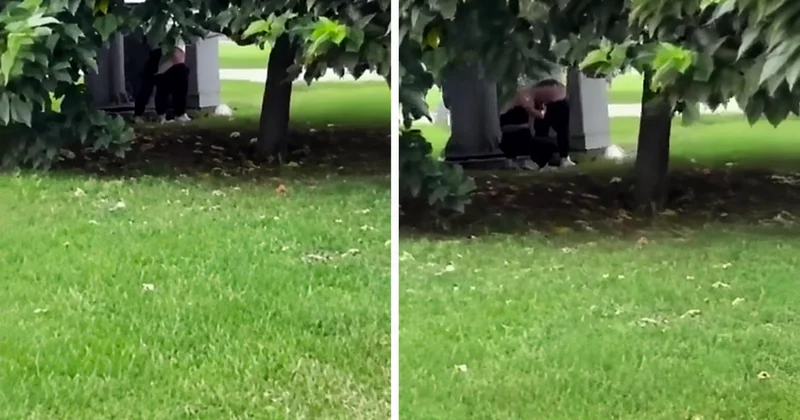 Maltepe Sahili’nde pes dedirten görüntü: Sahil ortasında sırt tıraşı