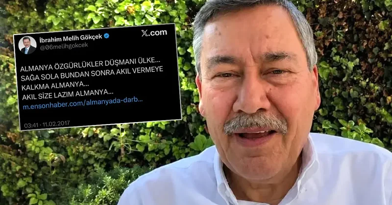 Melih Gökçek Almanya yı yerden yere vururken, oğlu vatandaşlık talep etmiş