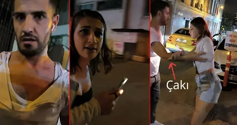 Karaköy’de Kanadalı turist takside önce gasp sonra bıçaklı saldırı iddiası; saldırı anları kamerada