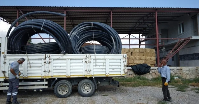 Büyükşehir in tarımsal destekleri devam ediyor Sulama borusu desteği üretime can suyu oluyor Antalya Haberleri Habertürk Yerel Haberler
