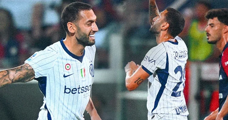 Inter 3 puanı Hakan Çalhanoğlu yla kaptı!