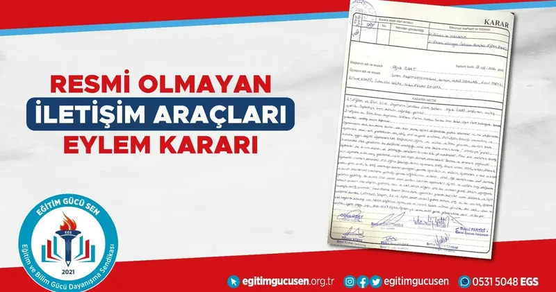 Eğitim Gücü Sen’den eylem kararı