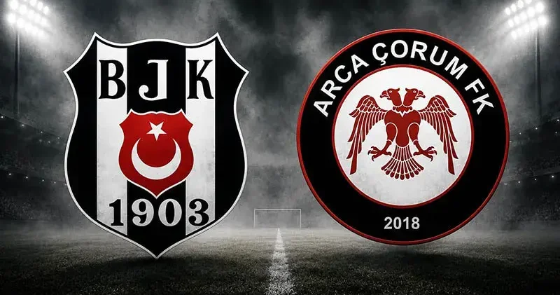 Beşiktaş Arca Çorum FK maçında ilk düdük çaldı