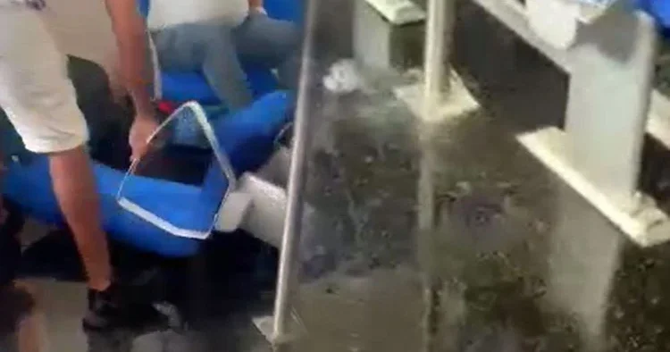 KKTC de gemi faciası! Batmadan dakikalar önce böyle görüntülendi... Canımızı yolda bulmadık, kaptan geri dön